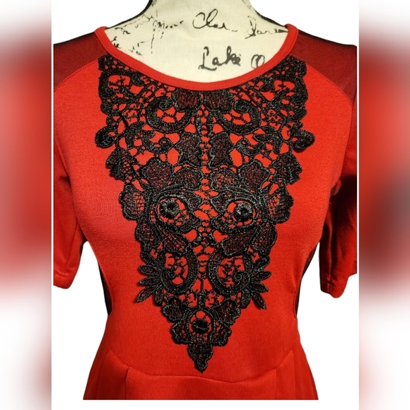 Dots Vintage Babydoll Dress - Picture 4 of 8